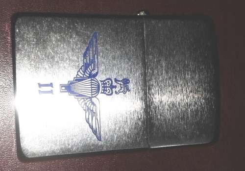 British 2nd Battalion Parachute Regiment Zippo Lighter