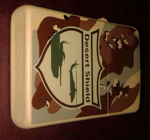 Operation Desert Shield Zippo lighter