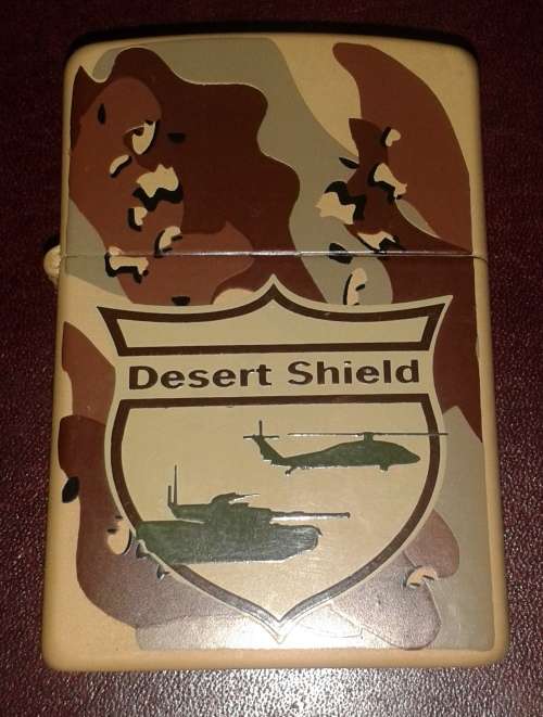 Operation Desert Shield Zippo lighter