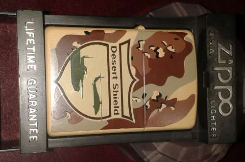 Operation Desert Shield Zippo lighter