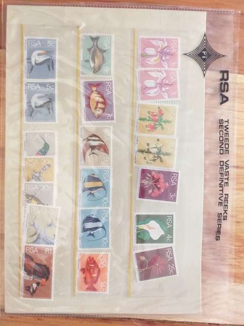 RSA Second definitive series 1974
