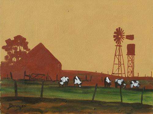 Farm setting 1 by Dreyer