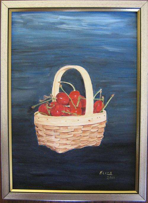 Cherry basket 1 by Eliza