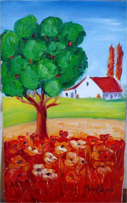 The big country tree by Mary Papas