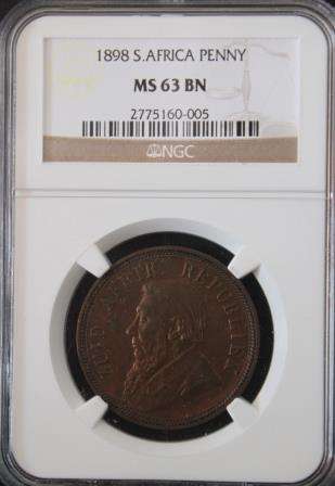 1898 PENNY MS 63 BN..... BARGAIN PRICE!!!!!!!