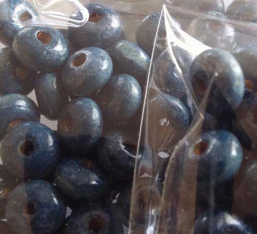 Wooden Beads - Navy
