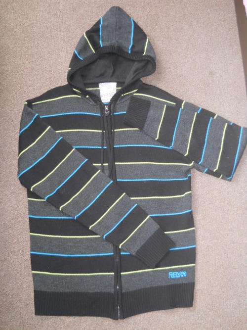 Mens knitted hoodie - L