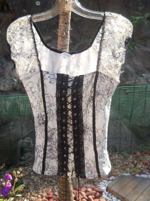 Corset style blouse from OASIS foschini - Size 34