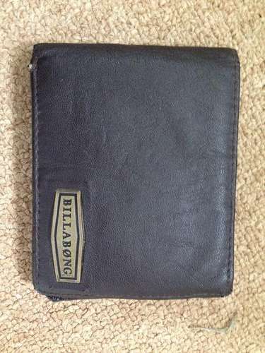 Brown leather Billabong waller