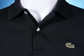 Lacoste - Golf Shirt - Black - Size 5 - Large - Regular Fit  - Just In -
