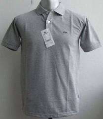 Lacoste - Golf Shirt - Grey - Size 5 - Large - Regular Fit  - Just In -