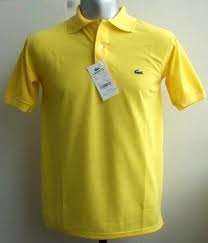Lacoste - Golf Shirt - Yellow -  size 5 - Large - Regular Fit  - Just In -