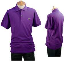 Lacoste - Golf Shirt - Purple - Size 4 - Medium - Regular Fit  - Just In -