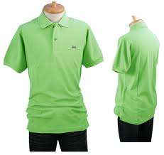 Lacoste - Golf Shirt - Lime Green  - Size 3 - Small -  Regular Fit  - Just In -