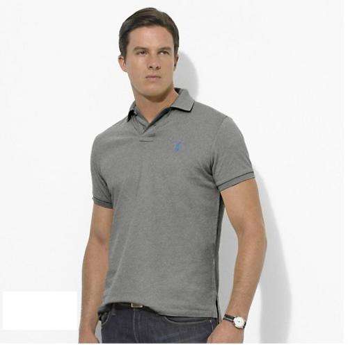 POLO - Golf Shirt - GREY - SMALL -  Regular Fit  - Just In -
