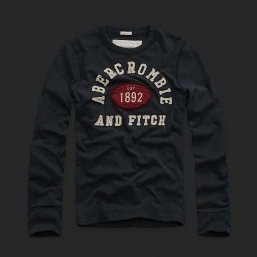 - A&F ABERCROMBIE FITCH - MEN'S LONG SLEEVE T  - SIZE LARGE -