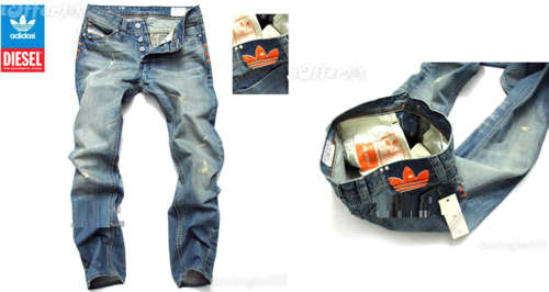 ADI DIESEL - DENIMS - ORANGE PIPING  - Size 32 - Just In -