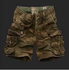 - Abercrombie & Fitch - Cargo Shorts - Size 32 - NEW -