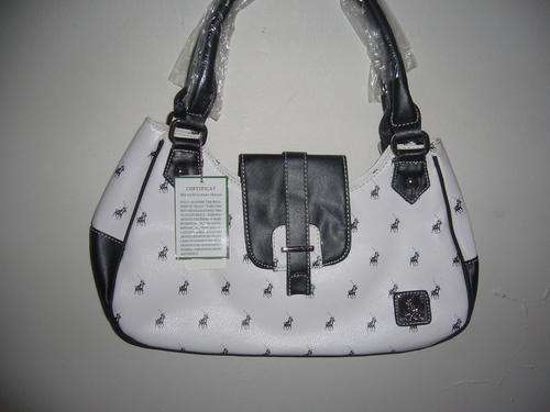 POLO -- MED SHOPPER -- WHITE -- FREE SHIPPING -- DONT MISS OUT --
