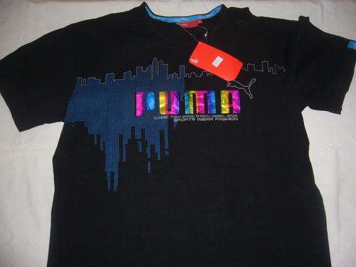 PUMA - RETRO BLACK T - SHIRT - SIZE XLARGE - DONT MISS -