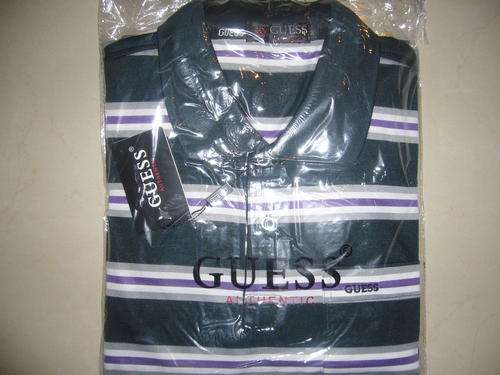 GUESS - LONG SLEEVE GOLF SHIRT - SIZE X LARGE - NEW - JUST IN -