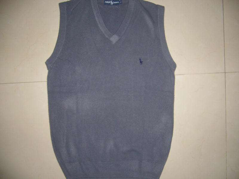 POLO - RALPH LAUREN - GREY PULL OVER - SIZE LARGE - NEW -