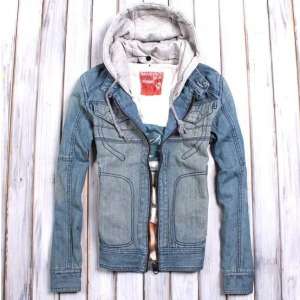 Free Shipping - G Star Raw - hooded Denim Jacket - New Arrival - Large & X large available -