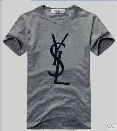 - YSL - summer T shirts - Grey  - New Arrival - Size Medium -