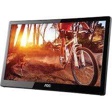 AOC e1659Fwu USB Powered Monitor     16" (15.6" viewable) display, 200 cd/m2 Brightness, 16:9 Aspect