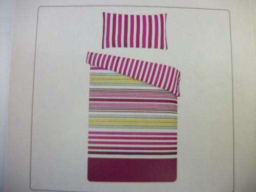 Candy Striped single duvet cover - reversible