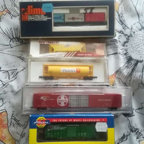 5 x N Gauge Goods Wagons