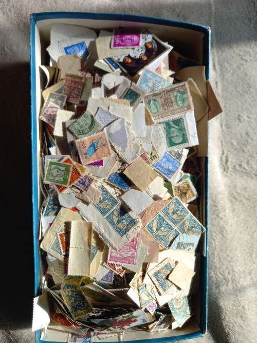 Lots Of Stamps in Shoebox