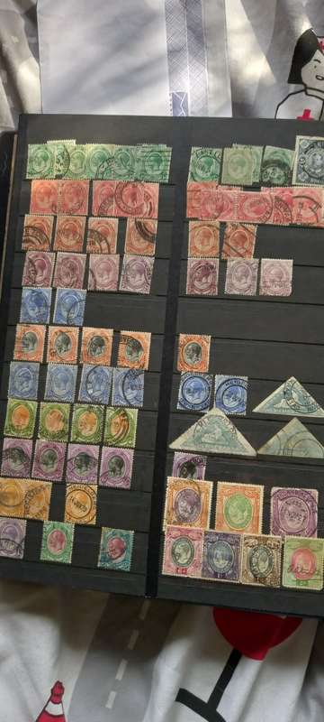 Stamp Collection `Stamps In Book`