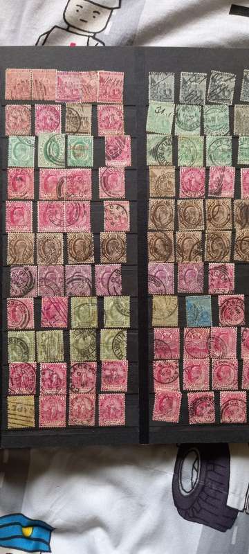 Stamp Collection `Stamps In Book`