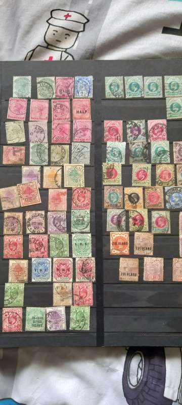 Stamp Collection `Stamps In Book`