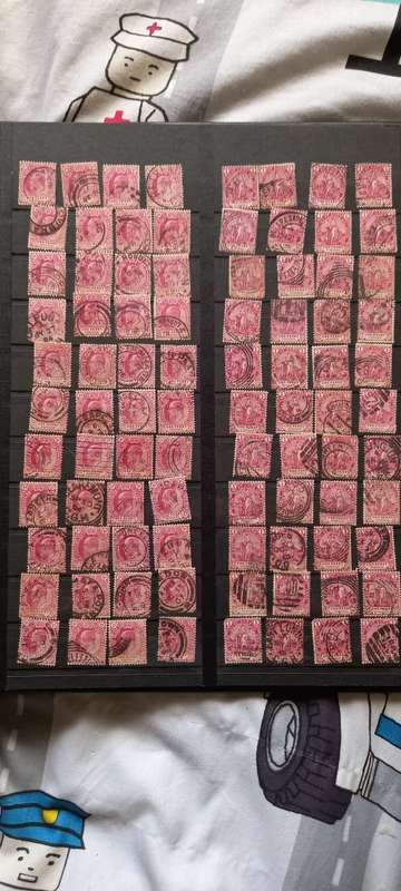 Stamp Collection `Stamps In Book`