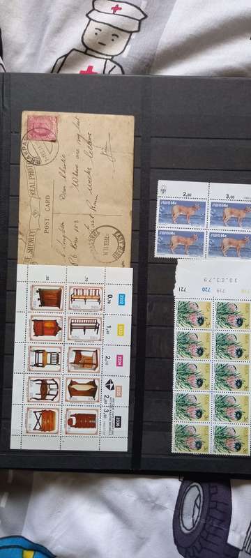 Stamp Collection `Stamps In Book`