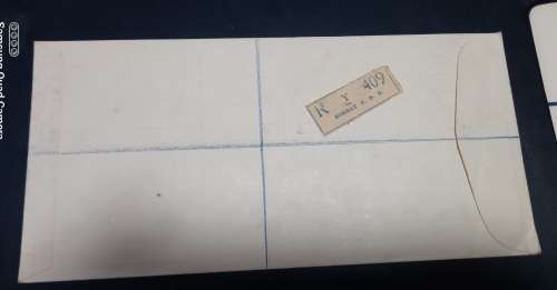 Gandhi First Day Cover (Missing S) 1948 15 August Bombay Rare Air Mail Registered South Africa