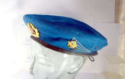 Original Russian Army Paratrooper Beret with Special Forces Badge. 100% Authentic.