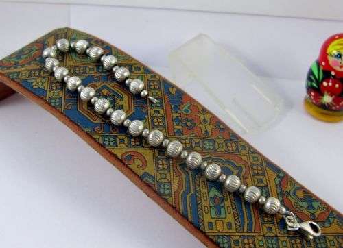 Vintage 925 Sterling Silver Bracelet. Made in Italy