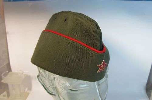 Original Russian Army Infantry Side Cap - "Pilotka" with Collecable Star. Haven't been used.