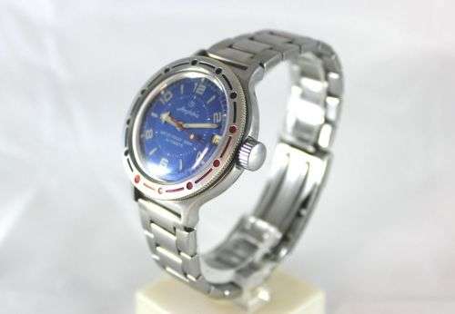 Rare Original Russian Diver's Watch Vostok "Amphibia" USSR Military Factory. 1980-s.