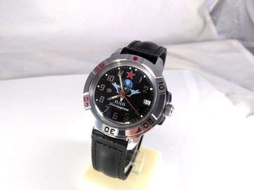 SALE! Original Russian Watch Vostok "Komandirskie" Paratrooper Forces. Vostok Military Factory.