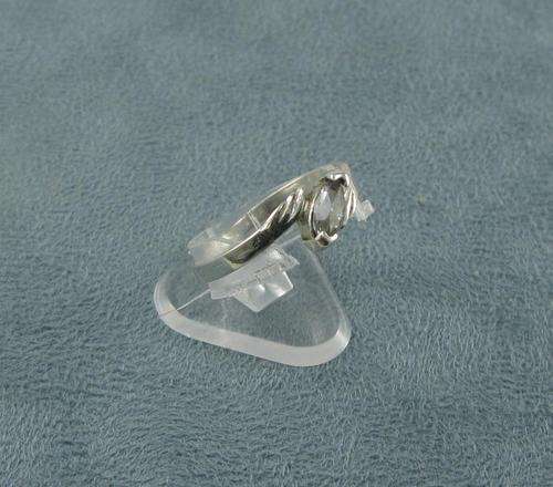 Vintage 925 Silver Ring with Crystal