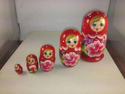 Pretty Russian Babushka Doll