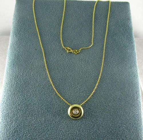 Beautiful Vintage Diamonds Necklace, 9 carat gold