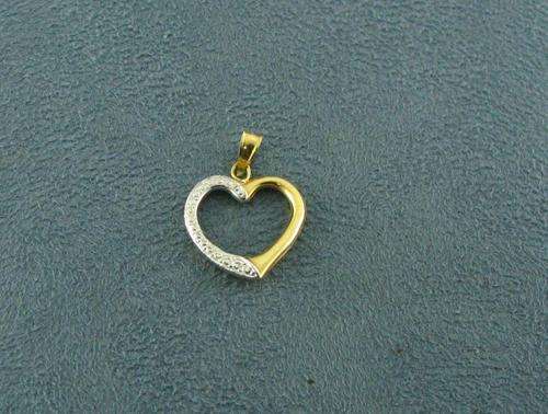 Vintage 375( 9ct ) Gold Heart Pendant