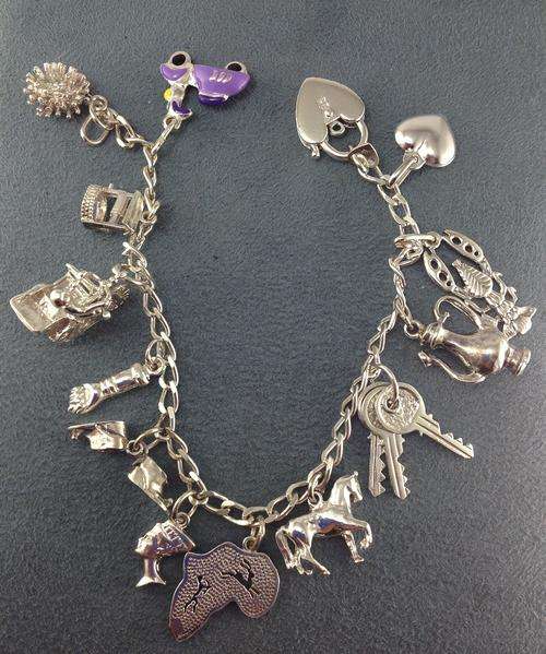 Charm bracelet 925 silver