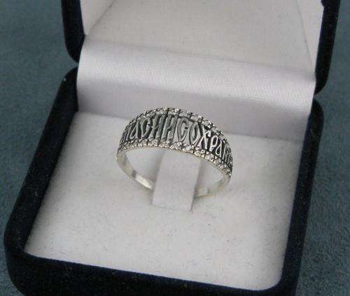 SALE!!! Exclusive Russian Designer Vintage 925 Silver Ring with Crystals.