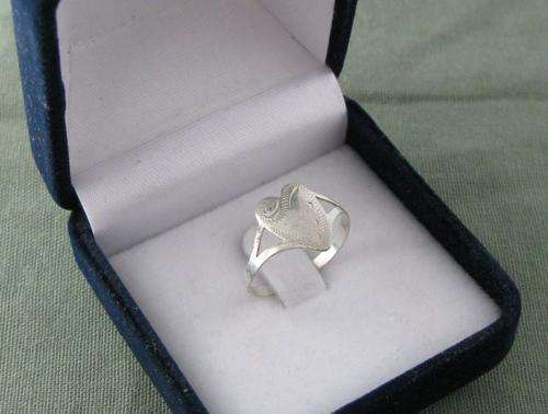 Vintage 925 Silver Ring. Hand made.